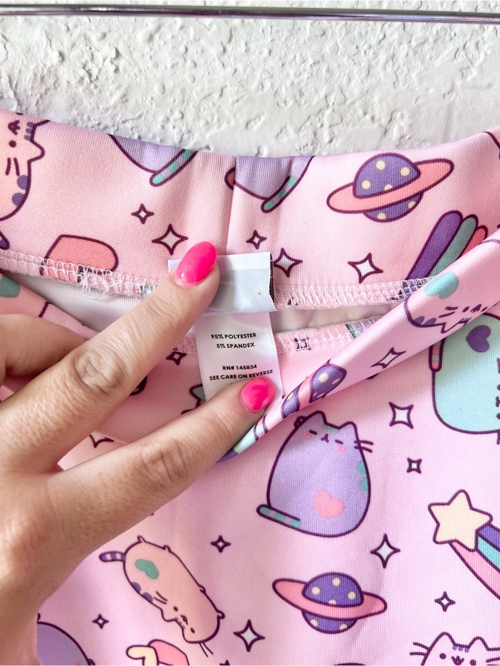 Hot Topic Pusheen Pink Space Skater Skirt Sz XL - Picture 3 of 5